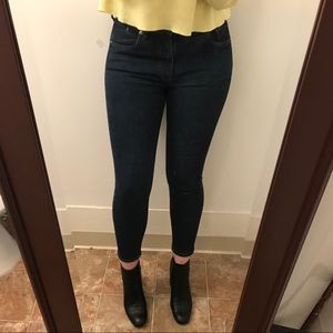 Everlane Mid-Rise Skinny dark indigo sz 29 ankle